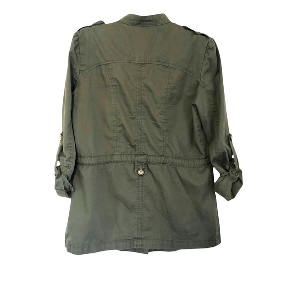 Fashion Army Green Army Jacket 100% Cotton - Picture 3 of 13